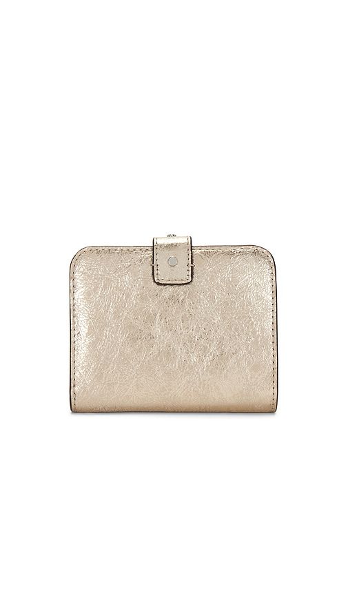 Wallet in Metallic Gold - Isabel Marant - Modalova