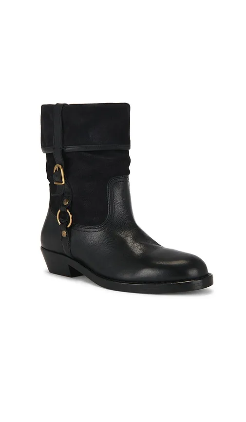 Ildra Buckle Boot in Black. - size 38 (also in 39) - Isabel Marant - Modalova