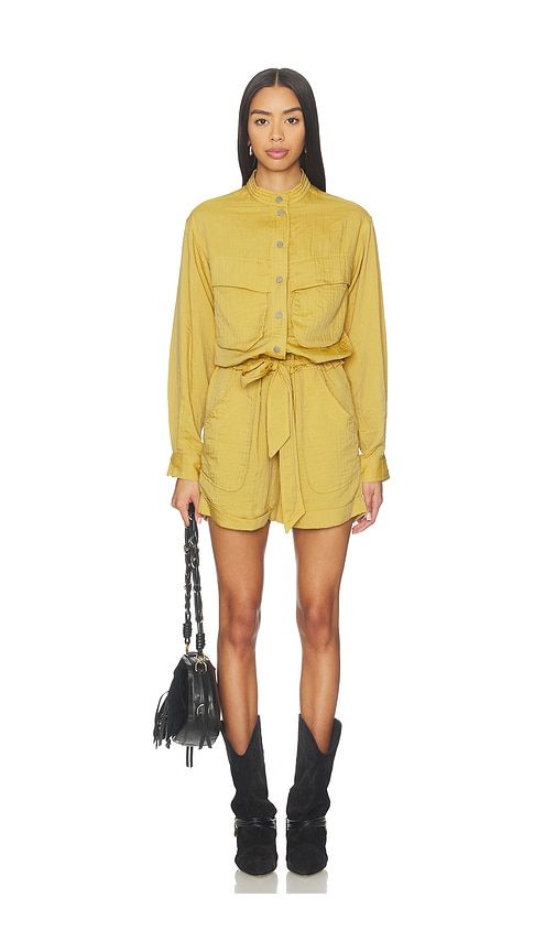 Betyna Romper in Mustard. - size 36/4 (also in 38/6, 40/8, 44/12) - Isabel Marant Etoile - Modalova