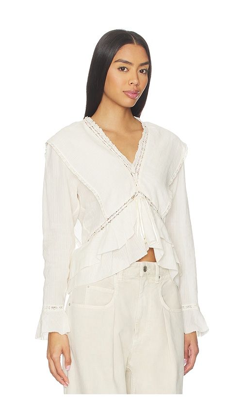 Damienne Top in White. - size 34/2 (also in 36/4, 38/6, 40/8, 42/10) - Isabel Marant Etoile - Modalova