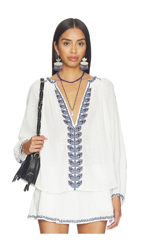 Lena Top in White. - size 38/6 (also in 40/8, 42/10, 44/12) - Isabel Marant Etoile - Modalova