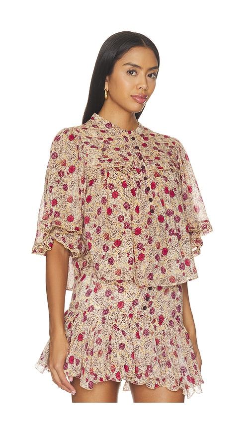 Douna Top in Pink. - size 34/2 (also in 36/4, 38/6, 40/8, 42/10) - Isabel Marant Etoile - Modalova