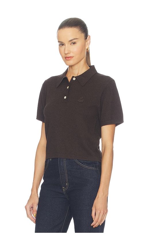 Althea Top in Brown. - size 34/2 (also in 36/4, 38/6, 40/8, 42/10) - Isabel Marant Etoile - Modalova