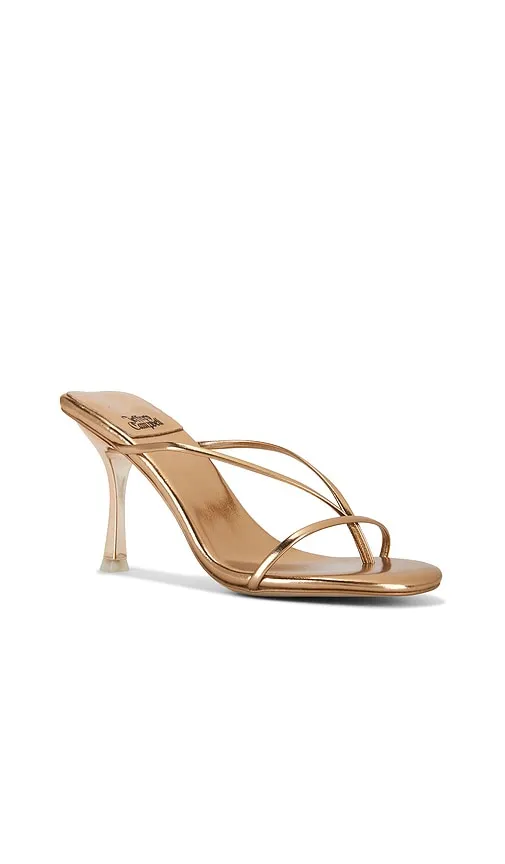 Murals 2 Sandal in Metallic Gold,Rose. - size 10 (also in 7, 7.5, 8, 8.5, 9, 9.5) - Jeffrey Campbell - Modalova