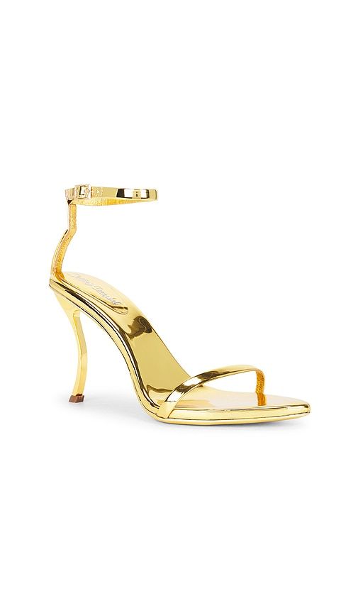 Obsession Sandal in Metallic Gold. - size 6 (also in 6.5, 7, 7.5, 8, 8.5, 9.5) - Jeffrey Campbell - Modalova