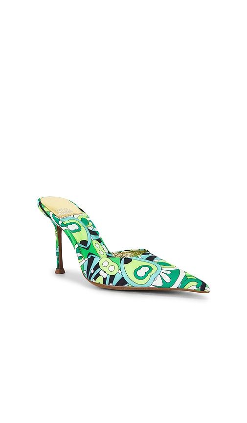Robyn Mule Pump in Green. - size 10 (also in 6, 6.5) - Jeffrey Campbell - Modalova