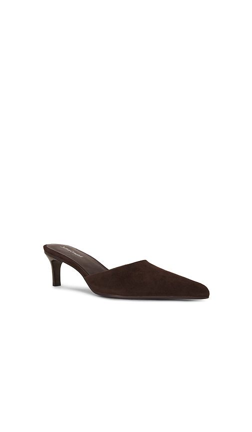 Claudina Mule Pump in Chocolate. - size 6 (also in 6.5, 7, 8, 8.5, 9, 9.5) - Jeffrey Campbell - Modalova