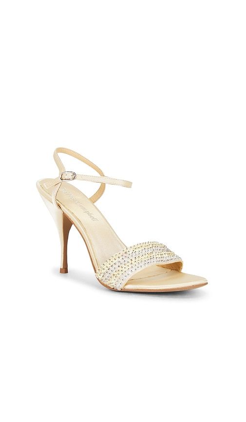 Saphi Sandal in Metallic Gold. - size 6 (also in 6.5, 7, 7.5, 8, 8.5, 9, 9.5, 10) - Jeffrey Campbell - Modalova