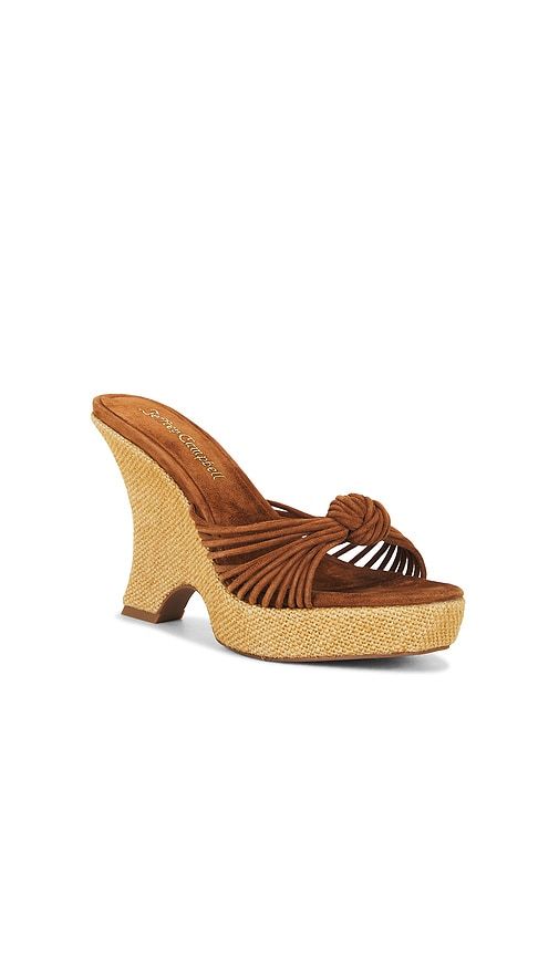 Shockweave Platform Sandal in Brown. - size 8 (also in 8.5, 9) - Jeffrey Campbell - Modalova