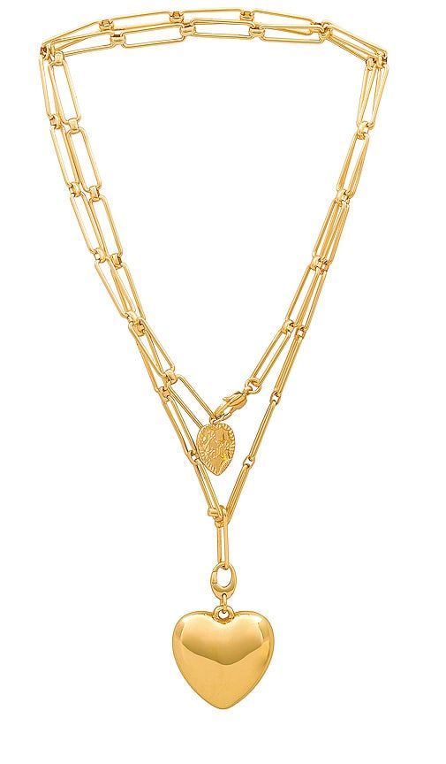 X Revolve Puffy Heart Chain Necklace in - Jenny Bird - Modalova