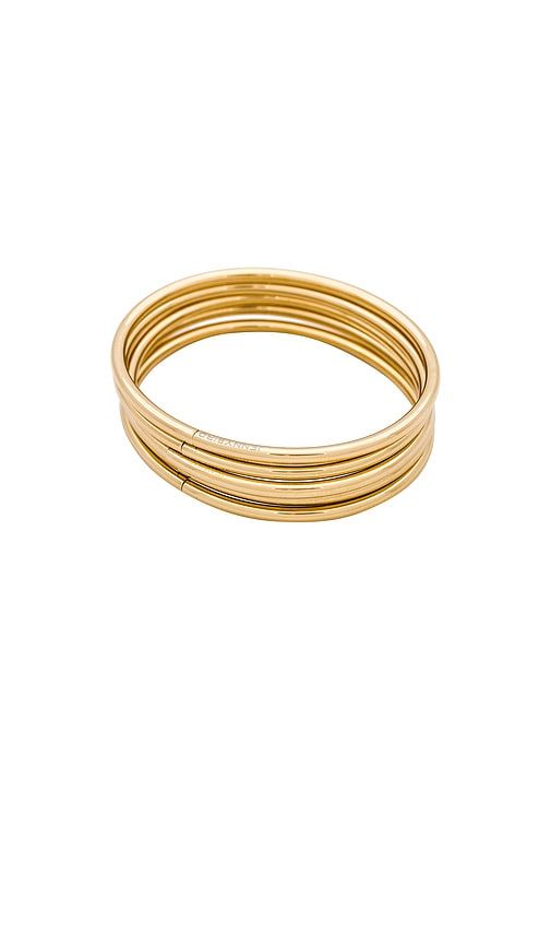 Dane Bangle Set in Metallic - Jenny Bird - Modalova