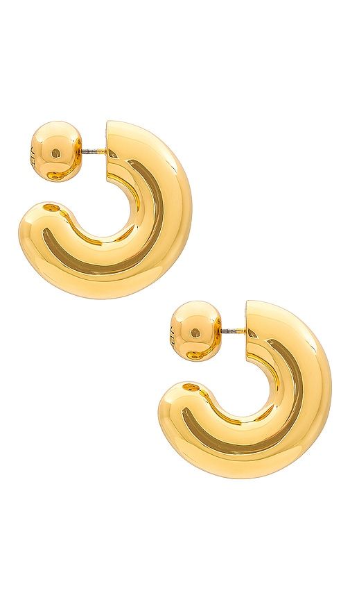 Tome Large Hoops in Metallic - Jenny Bird - Modalova