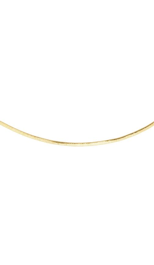Zeina Slim Chain in Metallic - Jenny Bird - Modalova