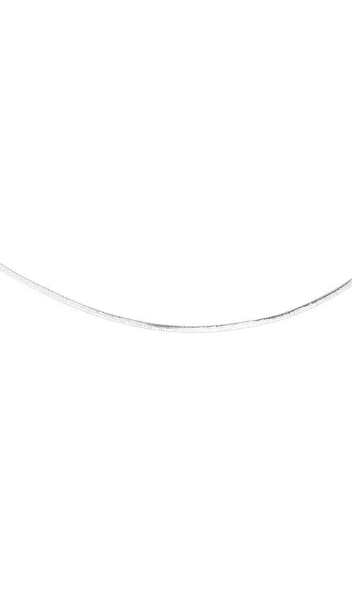 Zeina Slim Chain in Metallic Silver - Jenny Bird - Modalova