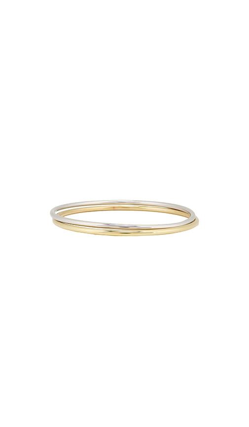 Dane Upper Arm Cuff Set in Metallic Silver,Metallic Gold - Jenny Bird - Modalova