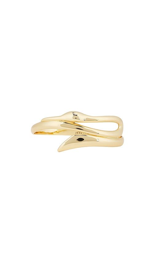 Egret Upper Arm Cuff in Metallic - Jenny Bird - Modalova
