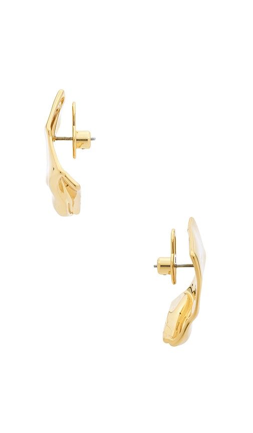 Sundra Earrings in Metallic - Jenny Bird - Modalova