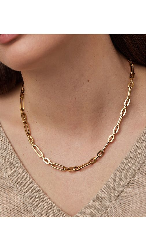 Mercer Chain Necklace in Metallic - Jenny Bird - Modalova