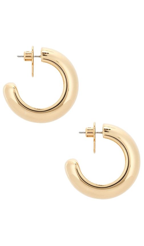 Gia Hoops in Metallic - Jenny Bird - Modalova