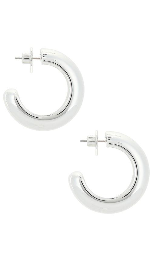 Gia Hoops in Metallic - Jenny Bird - Modalova
