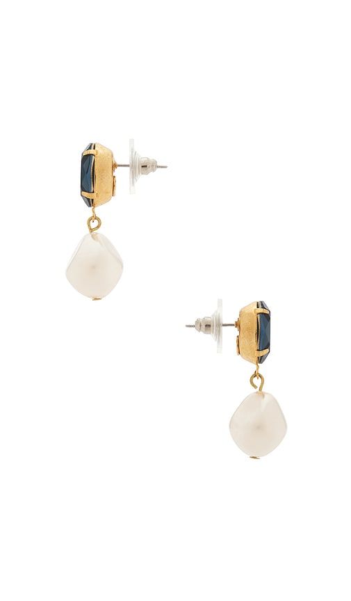 Tunis Earrings in Black,White - Jennifer Behr - Modalova