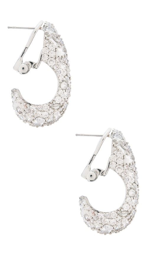 Etta Earrings in Metallic Silver - Jennifer Behr - Modalova