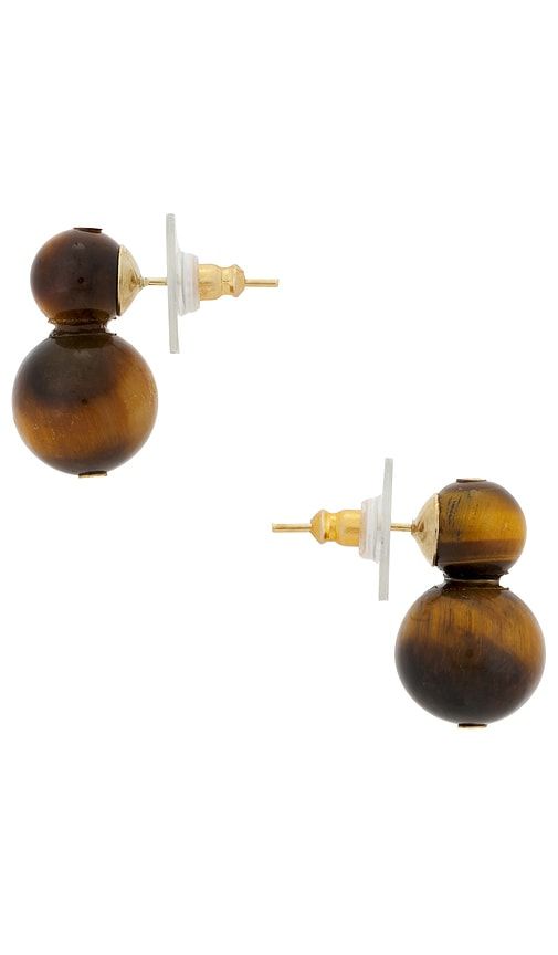 Cara Earrings in Brown - Jennifer Behr - Modalova