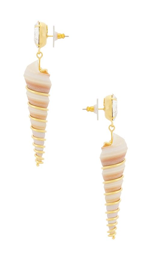 Zingaro Earrings in Ivory - Jennifer Behr - Modalova