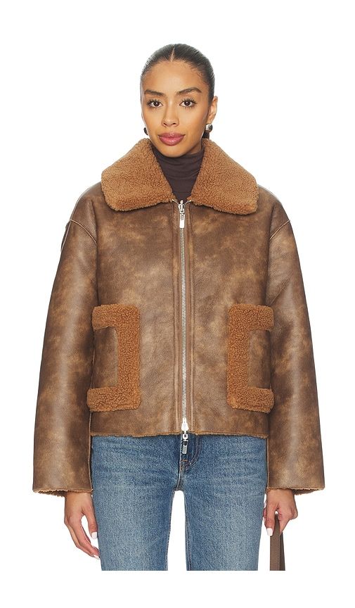 Vera Jacket in Brown. - size M (also in XS) - Jakke - Modalova