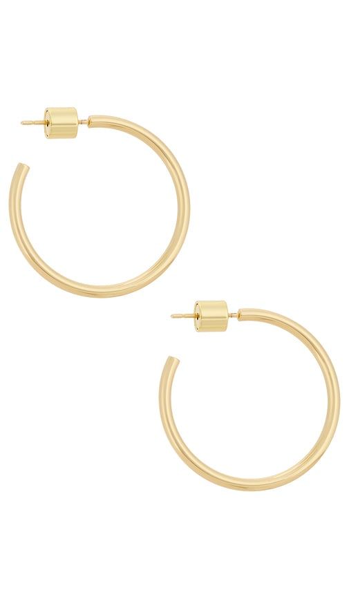 Thread Mini Hoops in Metallic Gold - Jennifer Fisher - Modalova