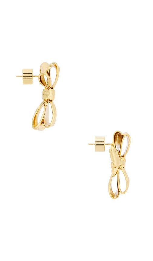 Small Bow Earrings in Metallic Gold - Jennifer Fisher - Modalova