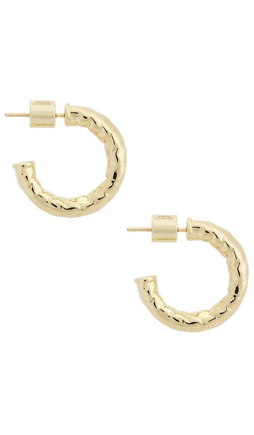 Hailey Micro Huggie in Metallic Gold - Jennifer Fisher - Modalova