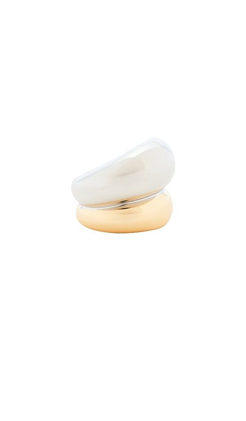Chavez Band Ring in Metallic Gold,Metallic Silver. - size 5 (also in 6, 7) - Jennifer Fisher - Modalova
