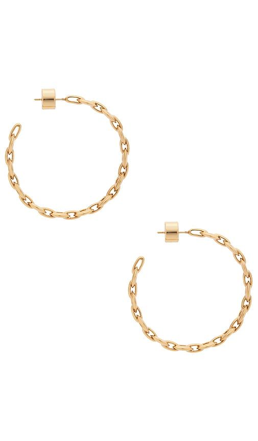 Link Baby Hoop Earrings in Metallic Gold - Jennifer Fisher - Modalova