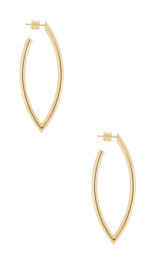 Medium Feather Hoop Earrings in Metallic - Jennifer Fisher - Modalova