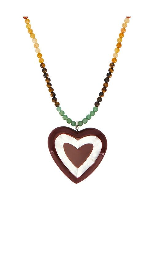 Julietta Alma Necklace in Brown - Julietta - Modalova