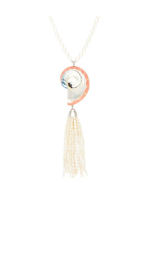 X REVOLVE Eros Necklace in Ivory - Julietta - Modalova