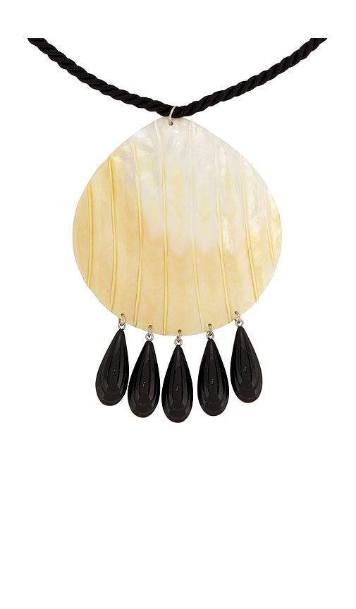 Julietta Iris Necklace in Black - Julietta - Modalova