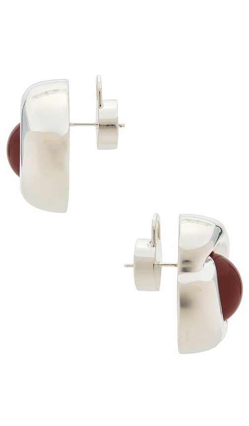 Agnes Earrings in Metallic - Julietta - Modalova