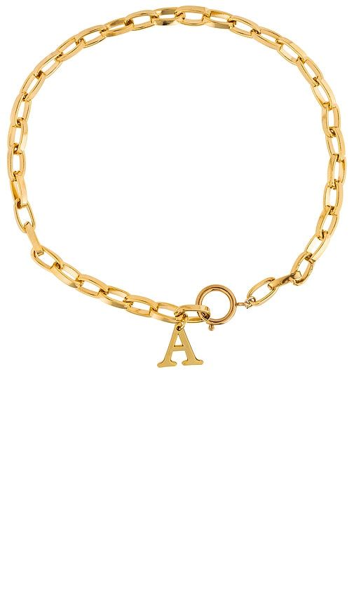 Initial Lariat in Metallic . - size D (also in I, O, S) - joolz by Martha Calvo - Modalova