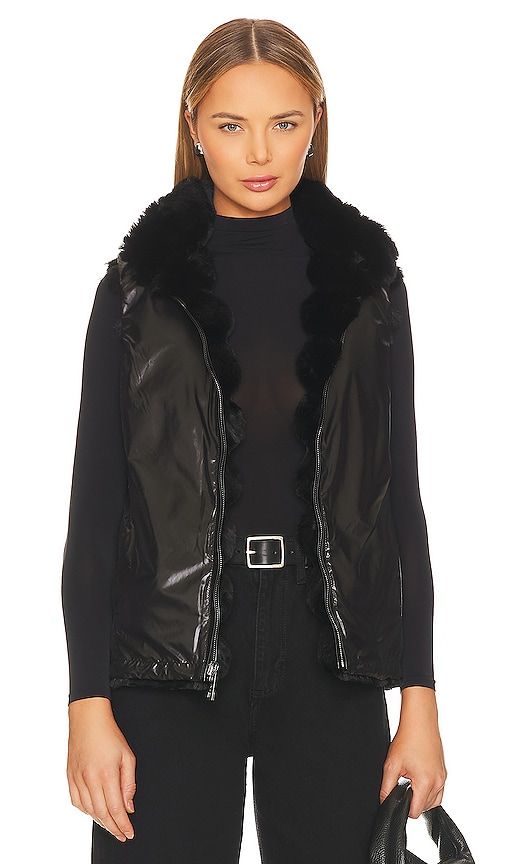 Plush Faux Fur Reversible Vest in . - size L (also in XL) - jocelyn - Modalova