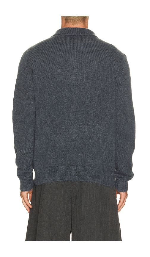 Mohair Cardigan Polo in Grey. - size L (also in M, S, XL/1X) - Joe's Jeans - Modalova
