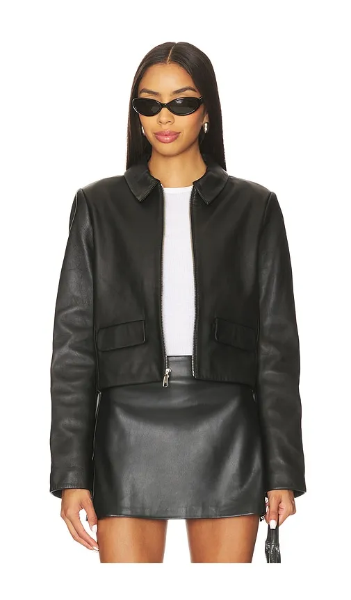 Maren Leather Jacket in . - size L (also in M) - Joe's Jeans - Modalova