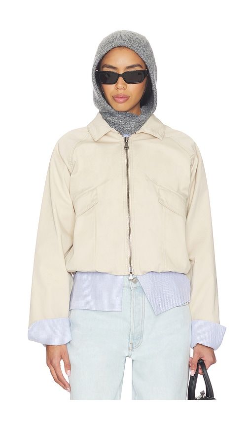 The Zip Bubble Jacket in Grey. - size L (also in M) - Joe's Jeans - Modalova