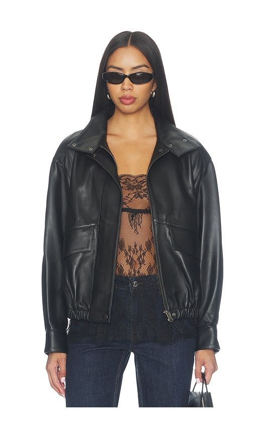 The Cohen Leather Bomber Jacket in . - size L (also in XS) - Joe's Jeans - Modalova