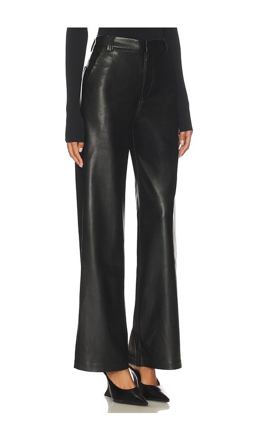 The Mia Faux Leather Trouser in Black in Black. - size 30 (also in 34) - Joe's Jeans - Modalova