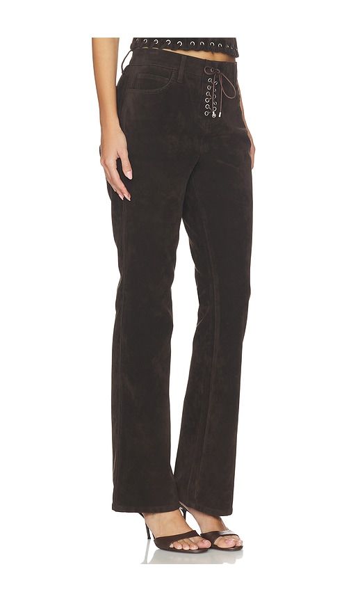 X WeWoreWhat The Ralph Suede Bootcut in Chocolate. - size 25 (also in 26, 27, 28) - Joe's Jeans - Modalova