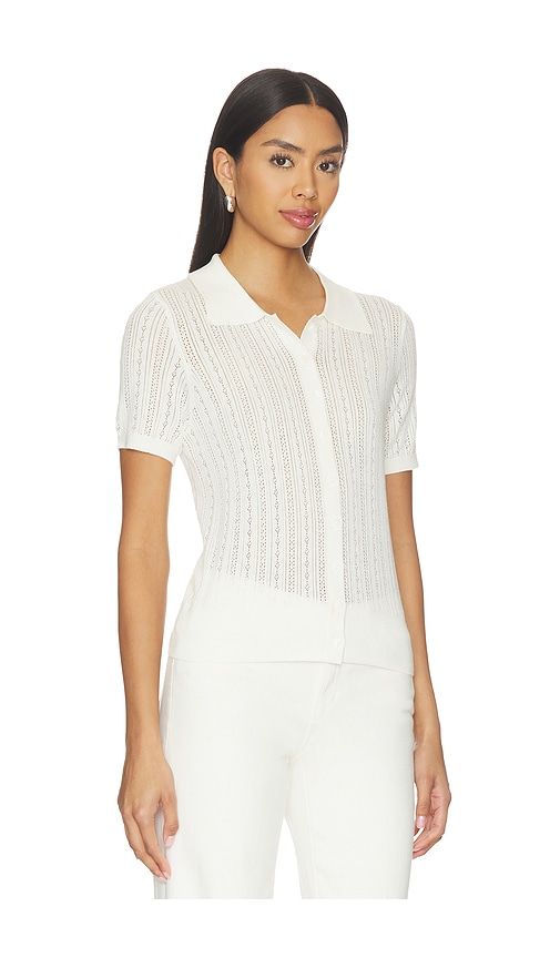 The Davey Pointelle Cardigan in Ivory. - size S (also in XS, M, L, XL) - Joe's Jeans - Modalova