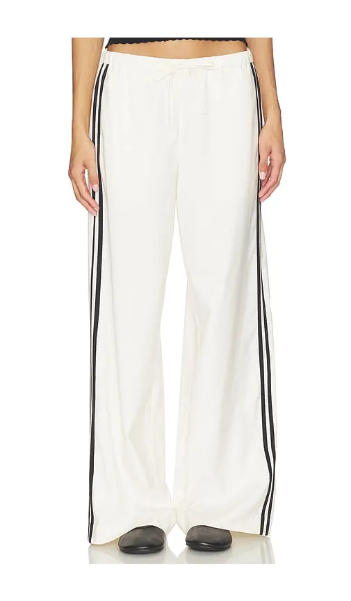 The Tina Track Pants in Cream. - size L (also in M, XS) - Joe's Jeans - Modalova