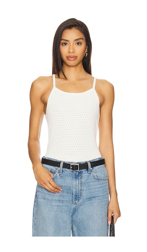 Pointelle Everyday Tank in White. - size L (also in M, S, XL, XS) - Joe's Jeans - Modalova
